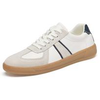 Men's 2023 Retro German Training Shoes, Cowhide, Reinforced Stitching, Rubber Sole, Sport & Casual Style Size 44