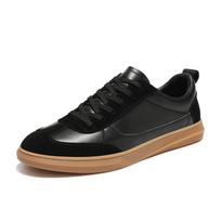 Men's Retro German Training Shoes - Top-Layer Cowhide, Reinforced Stitching, Rubber Sole, Casual Streetwear. 42