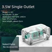 Ultra Silent Aquarium Air Pump Low Noise Adjustable Fish Tank Oxygen Air Pump High Power Silent Operation