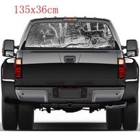 Truck For Jeep Rear Window Forest Deer Car Stickers Graphics Perforated 135x36cm