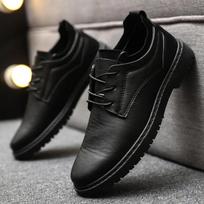 Men Sneakers Brown Leather Business Casual Shoes Low-top Lace-up Soft-soled Driving Shoes Summer Thick-soled Vulcanized Men Shoe 39