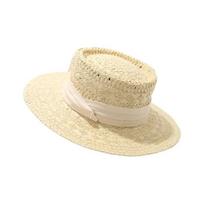 Sunscreen Hollow Straw Hat Wide Brim Visor Cap Vintage Western Cowboy Hat  Travel