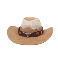 Wide Brim Western Cowboy Hats Ethnic Style Sun Protection Fisherman Cap Sunscreen Bucket Hat  Women