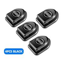 4pcs Mini Car Seat Headrest Hook USB Storage Organizer Holder For Nissan Navara Almera Sentra Rogue Pathfinder Sylphy Leaf