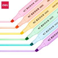 Deli S605 Soft Color Triangular Highlighter Set
