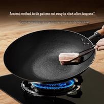 COOKER KING Handmade Cast Iron Wok