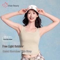 Women's Wide Strap Padded Tank Top M