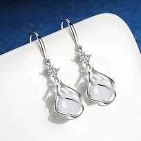 Luxurious Spiral Earrings for Women, Wedding Party Accessories, Jewelry