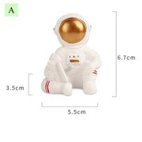 Astronaut Wall Hanger Hook Home Decor Plug Holder Behind-door Key Coat Tower Hook Wire Cable Organizer Rack Wall Stand