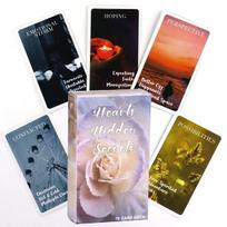 10.3*6cm Hearts Hidden Secrets Oracle Deck Situations Cards Glossy Twin Flame Deck Feelings Messages Deck (78 Cards)