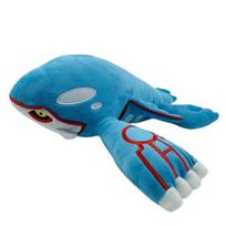 22-48 cm Kyogre pliušiniai žaislai Didelio dydžio animacinis Kyogre pliušinis lėlė Minkštas kimštas anime elfų pagalvė Gimtadienio dovana vaikams 37cm mėlyna