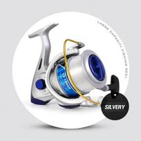10000 Series Spinning Baitcasting Fishing Reel Coil 4.1:1 20KG Max Drag Long Shot Saltwater Fishing Accessories 10000 Series sidabras