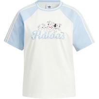 Adidas Originals X Disney Dalmatian Raglan T-Shirt Fashion Comfortable Sport Soft Short Sleeve Women Tops KG6698 XS