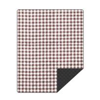 Ypač didelis pikniko pledas, atsparus vandeniui, smėliui, sustiprintas, lengvai nešiojamas, sulankstomas, lauko pikniko kilimėlis, paplūdimio pledas 150x200cm kava