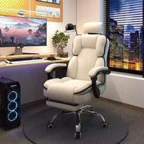 Patogus žaidimų biuro kėdė: Ergonomiškas pasukamas kėdė namams, bendrabučiui ar tiesioginei transliacijai Reclining, with armrests, adjustable height