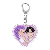 Demonų Medžiotojai Anime K-Pop Superžvaigždė Saja Berniukai Raktų pakabukas Unters Huntr/x Kūdikis Savadarbis Akrilinis Raktų pakabukas Pakabukas Mira Rumi Zoe 5cm