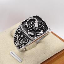 2026 Jewelry, European and American Personalized Retro Scorpion Men's Jewelry Accessories Ring no. 13 black