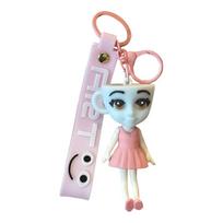Italian Brainrot Animals Keychains Tung Tung Tung Sahur Figure Tralalero Tralala Ballerina Cappuccino Doll Keyrings Bags Pendant