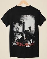 Django (1966) - Japanese Movie Poster Inspired Unisex Black T-Shirt Unisex T-Shirt S