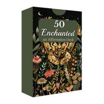 55Pcs/Set Affirmation Card Stress Relief Motivational Card Deck Nature Inspired Emotional Wellness Encouragement Mindfulness Meditation Tool 1 Set