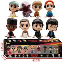 8Pcs/set Cartoon Characters Toys Cute Eleven Demogorgon Anime Figure PVC Desktop Decoration Doll Ornaments Model Toys Kids Gifts