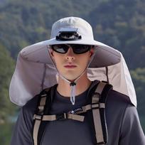 Men's Wide-Brim Outdoor Solar Fan Hat