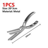 Rib Prep Pro Rib Membrane Remover Tool Guide Trimming Peeling Ribs Rib Membrane Remover Grilling Tools BBQ Rib Preparation Tool