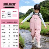 Kids' Waterproof Wading Overalls with Light-Up Boots 30/31 (19cm insole)