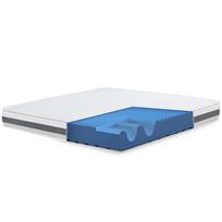 The White Stone Antibakterinis putplasčio čiužinys | Aukštis 20 cm | Hipoalerginis 3D Air užvalkalas 140 x 210 cm balta