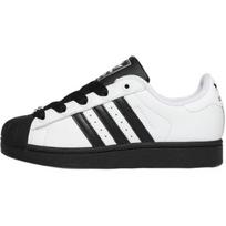 Adidas Originals Superstar 2 Soft And Comfortable Low top Kids' Skateboarding Shoes White Black JI0210 40