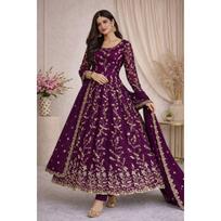 Indian Pakisatni Desigenr Anarkali Suit Wedding Party Wear Ethnic Salwar Kameez L-40