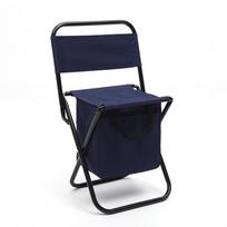 Portable Folding Outdoor Stool with Storage Bag - Oxford Cloth Camping Chair