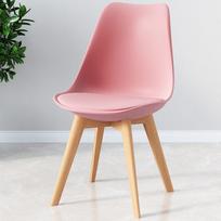 Nordic Tulip Backrest Chair - Modern Wooden Office & Dining Design