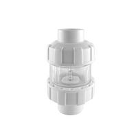 UPVC Aquarium Check Valves Anti-siphon 20/25/32mm Fish Tank Lifting Check Valve Transparent Dual Interfaces