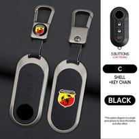 Lydinio Odos Automobilio Išmaniojo Rakto Dangtelio Dėklas Apsaugos Keyless Rakto Maišelio Korpusas Fiat Abarth 500 595 124 Spider Ducato Panda Tipo Bravo