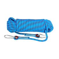 10Mm Rock Climbing Rope 10M/20M/30M Outdoor Static Rapelling Rope For Fire Rescue Safety Escape Tree Climbing For Outdoor Sports blue