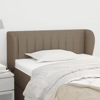 Vidaxl Zagłówek Uszak, Taupe, 103X23X78/88 Cm, Tkanina