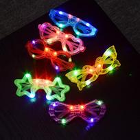 Glow In The Dark Glasses Bulk Led Light Up Glasses 2025 Wedding Decor Party Favors Glow Glasses For Kids Adults Party Supplies