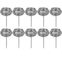10/50pcs Stainless Steel Bonsai Fertilizer Box Small Large Plant Nutrient Feeder Weather Resistant Garden Tool For Tree Care