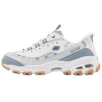 Skechers DLites Comfortable Versatile Breathable Support Low-Top Dad Sneakers Women sneakers White Blue 150726-LTBL 36