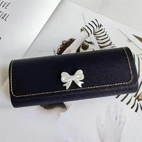 Elegant Cute Bow Glasses Case Anti-pressure Anti-Drop Glasses Box Frame Eyeglass Box Hard Shell Spectacle Case Student Gift