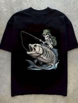 I paused watching anime and came here - Anime-style unisex printed T-shirt, cute Japanese manga/anime style T-shirt for men and women. S
