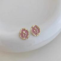 Elegant Oval Pearl Tulip Stud Earrings - Simple, Exquisite, and Versatile Fashion Accessories