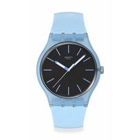 NEW GENT BIOSOURCED BLUE MOVES Watch SO29L101 Unisex Adult Blue [Swatch]