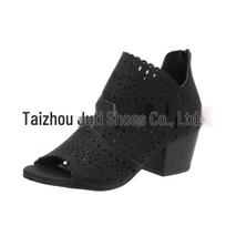 European American Plus Size High Heel Laser Slip-On Women's Sandals US Size 5 ruda