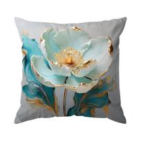 Realistic 3d Tulip Decorative Throw Pillow Covers Outdoor Patio Cushion Cover Pillow Cases Summer Garden Decorations Home 4PCS