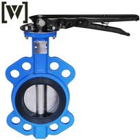 W Baipu Manual Wafer Butterfly Valve D71X-16Q DN80