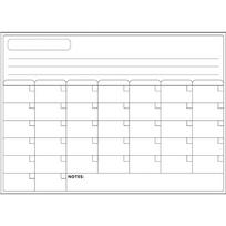 Erasable Magnetic Monthly Planner A3 Message Organizer INS Whiteboard Calendar  Office 6