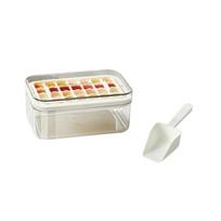 28/56 Grid Ice Cube Mold Press To Remove Reusable Ice Maker Storage Box with Lid Shovel Single/ Double Layer Ice Mould Tray