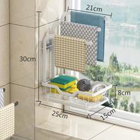 Nordic Style Kitchen Dishcloth Drying Rack